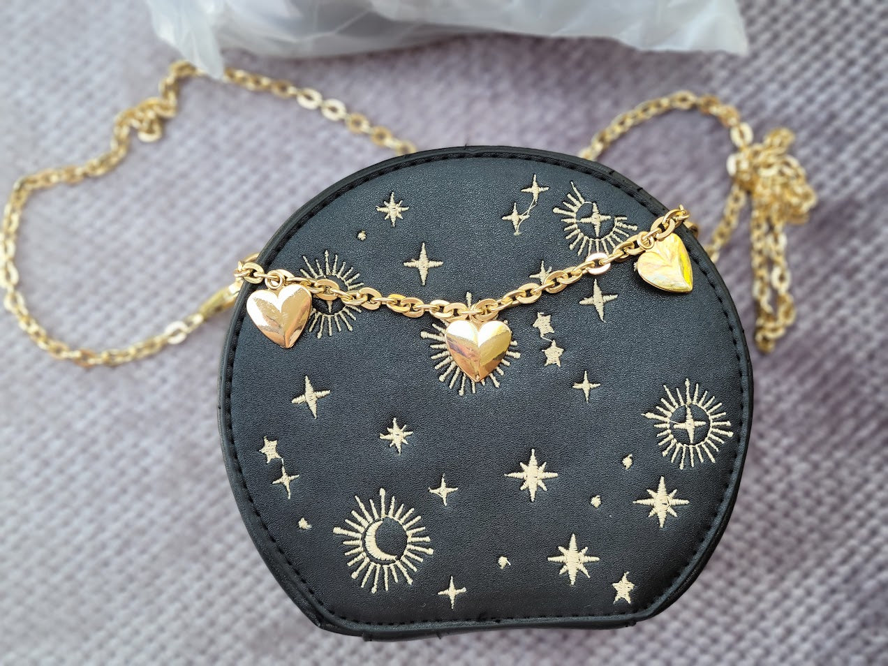 Cosmic Lights Chain Crossbody Bag