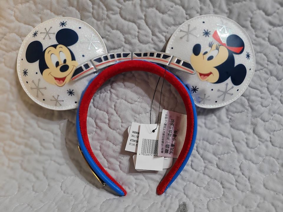 Disney Parks Authentic Minnie Mouse and Mickey Mouse Ears Headbands