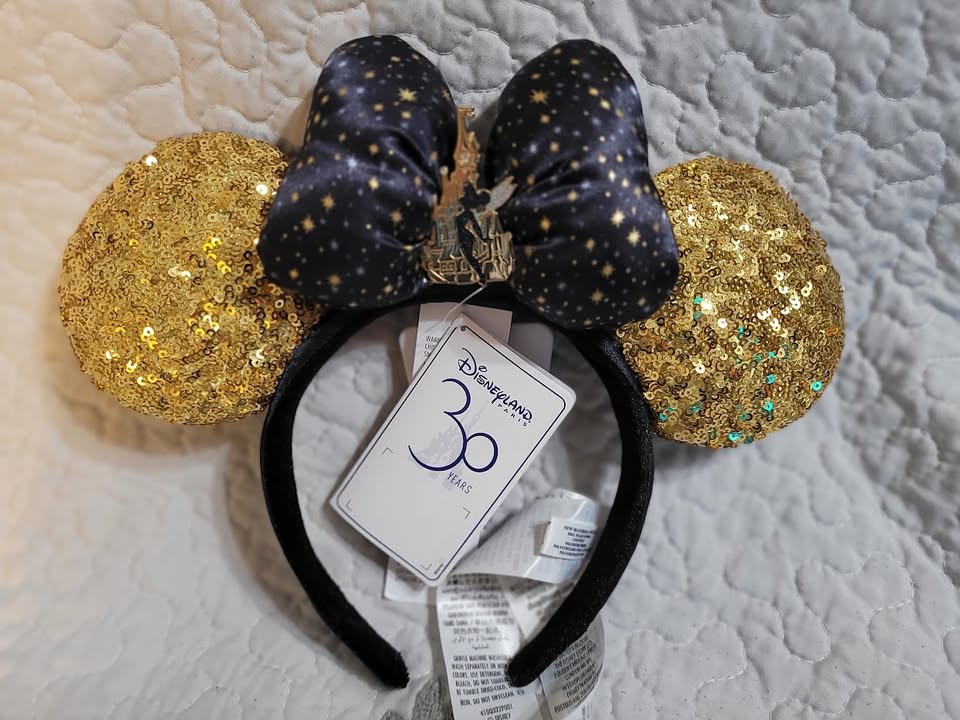 Disney Parks Authentic Minnie Mouse and Mickey Mouse Ears Headbands