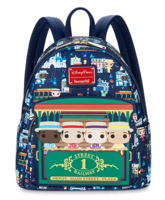 Disney Parks Dapper Dans on Main Street Loungefly Backpack