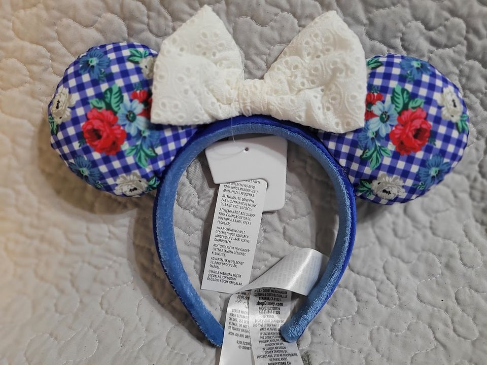 Disney Parks Authentic Minnie Mouse and Mickey Mouse Ears Headbands