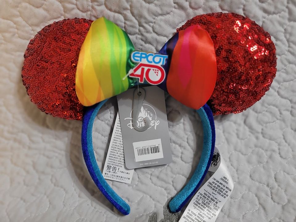 Disney Parks Authentic Minnie Mouse and Mickey Mouse Ears Headbands