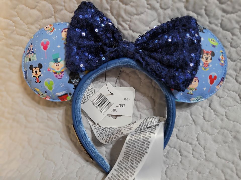 Disney Parks Authentic Minnie Mouse and Mickey Mouse Ears Headbands