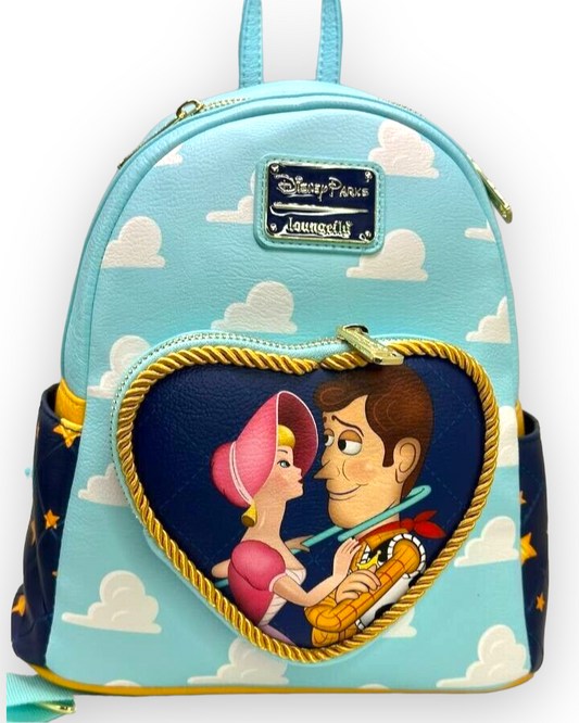 Disney Parks Toy Story Woody and Bo Peep Loungefly Backpack