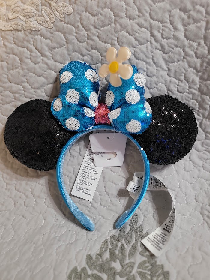 Disney Parks Authentic Minnie Mouse and Mickey Mouse Ears Headbands