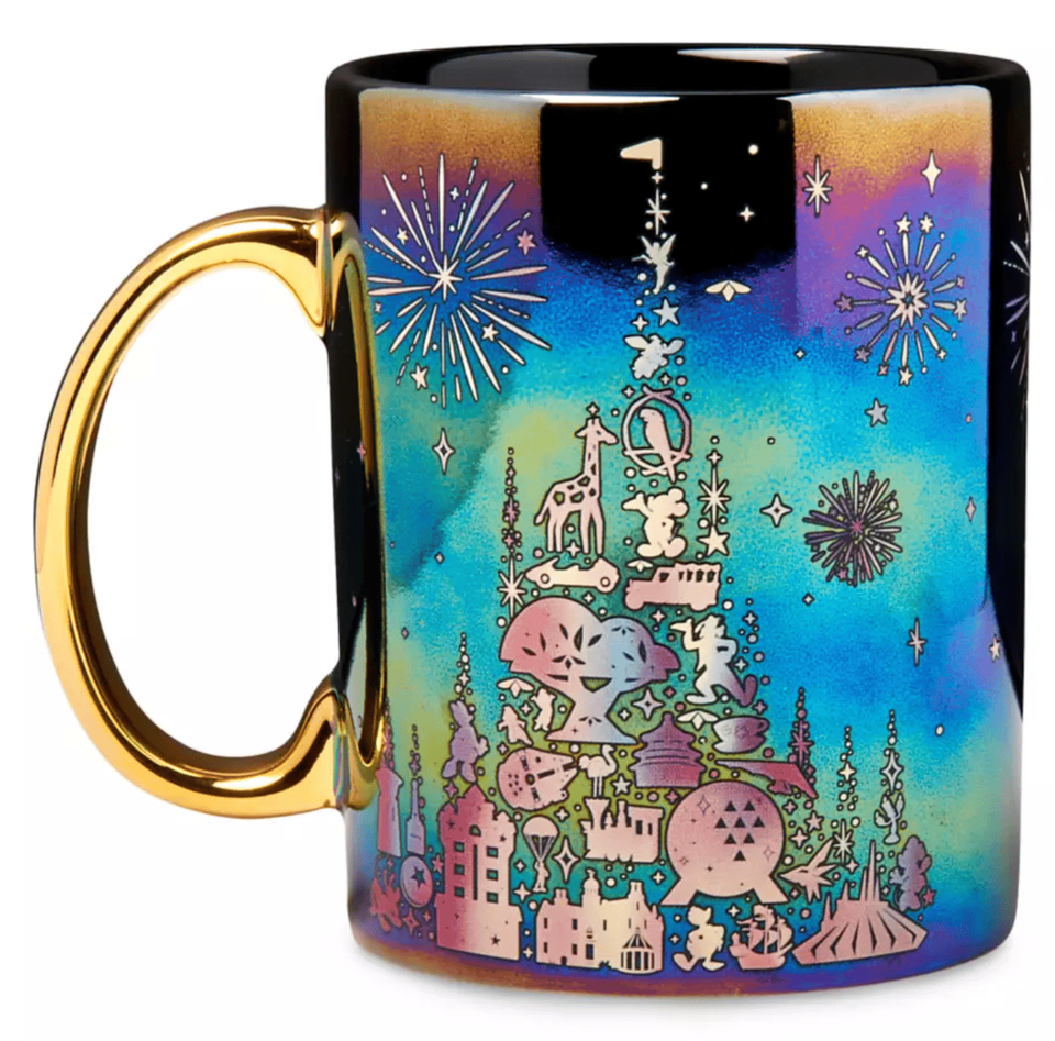 Disney 50th Anniversary "Grand Finale" Iridescent Mug