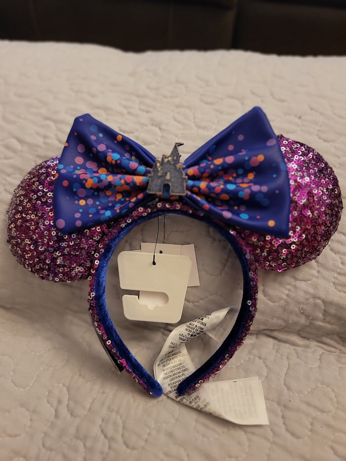 Disney Parks Authentic Minnie Mouse and Mickey Mouse Ears Headbands