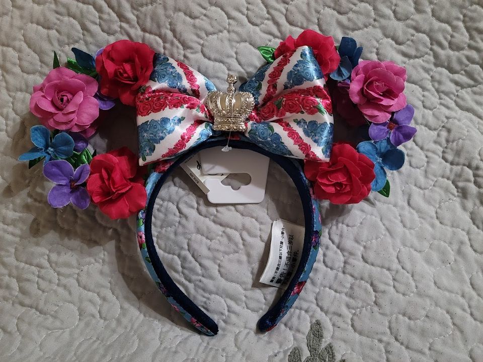 Disney Parks Authentic Minnie Mouse and Mickey Mouse Ears Headbands