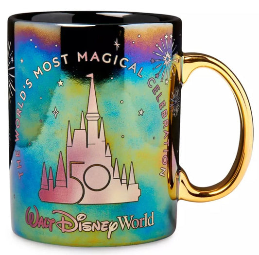 Disney 50th Anniversary "Grand Finale" Iridescent Mug