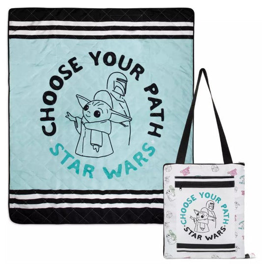 Grogu Baby Yoda "Choose Your Path" Convertible Blanket