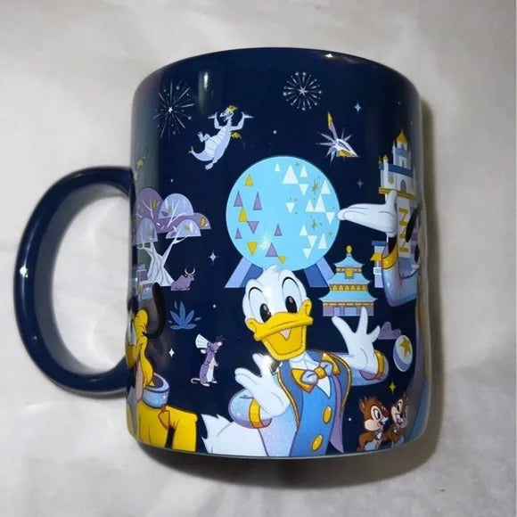 Disney 50th Anniversary Blue Holographic Mickey and Friends Mug