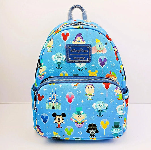 Loungefly Disney Parks Chibi-Style Characters Mini Backpack