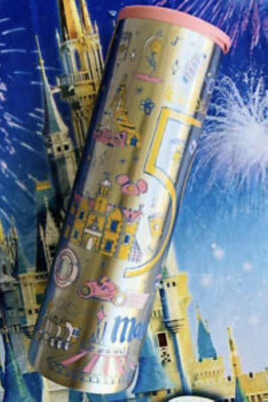 Disney 50th Anniversary Magic Kingdom Been There Stainless Steel Tumbler